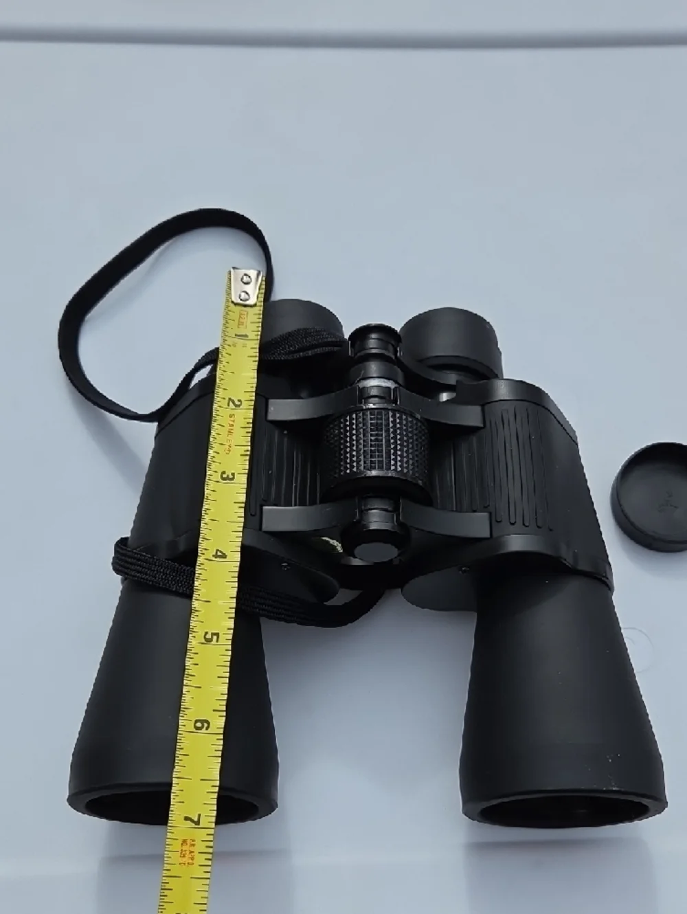 Black Binoculars with Red Lenses - Compact Outdoor Optics